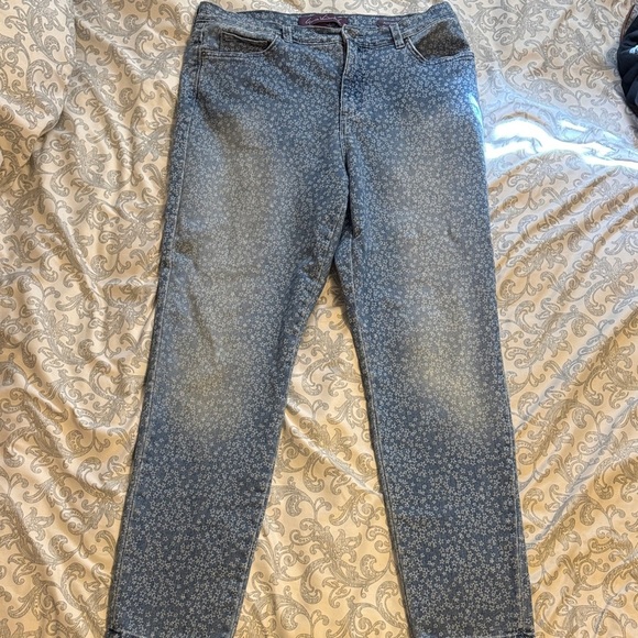 Gloria Vanderbilt Denim - Gloria Vanderbilt Star Print Blue Jeans